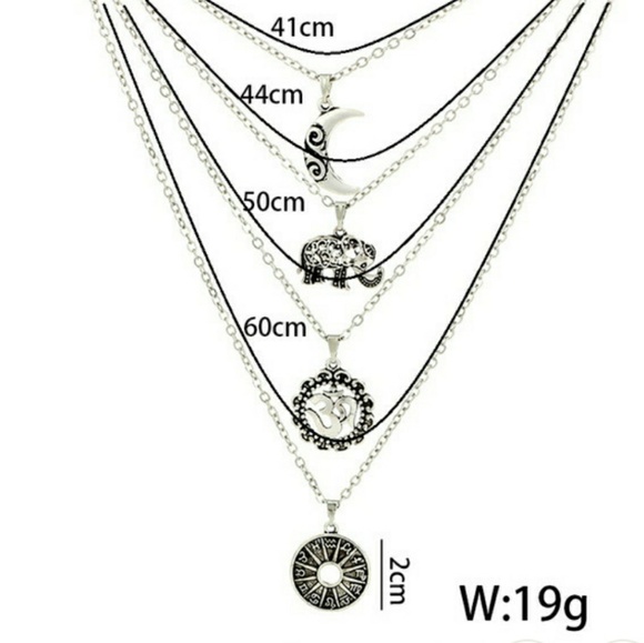 💌 Celtic style multi layer necklace - Picture 5 of 7